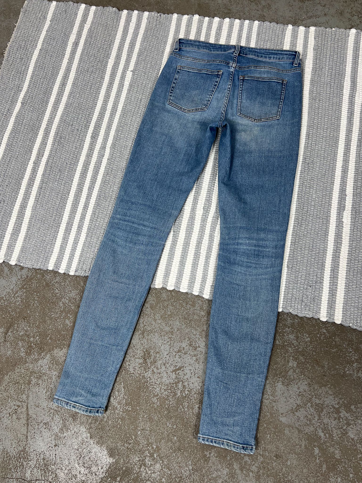 Acne Studios Acne Studios Blue Denim Skinny Jeans Pants Size 27" / US 4 / IT 40 - 2 Thumbnail