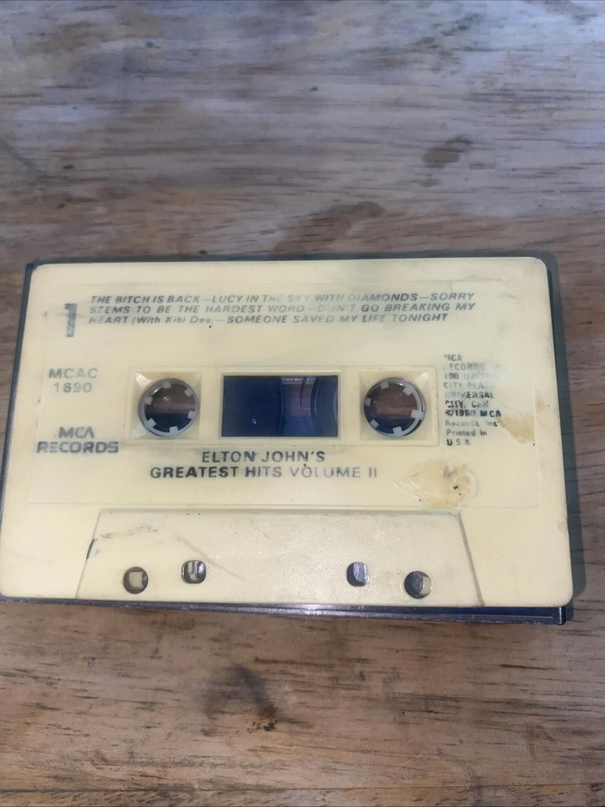Other Elton John Greatest Hits Volume II Cassette 1980 MCA Size ONE SIZE - 1 Thumbnail