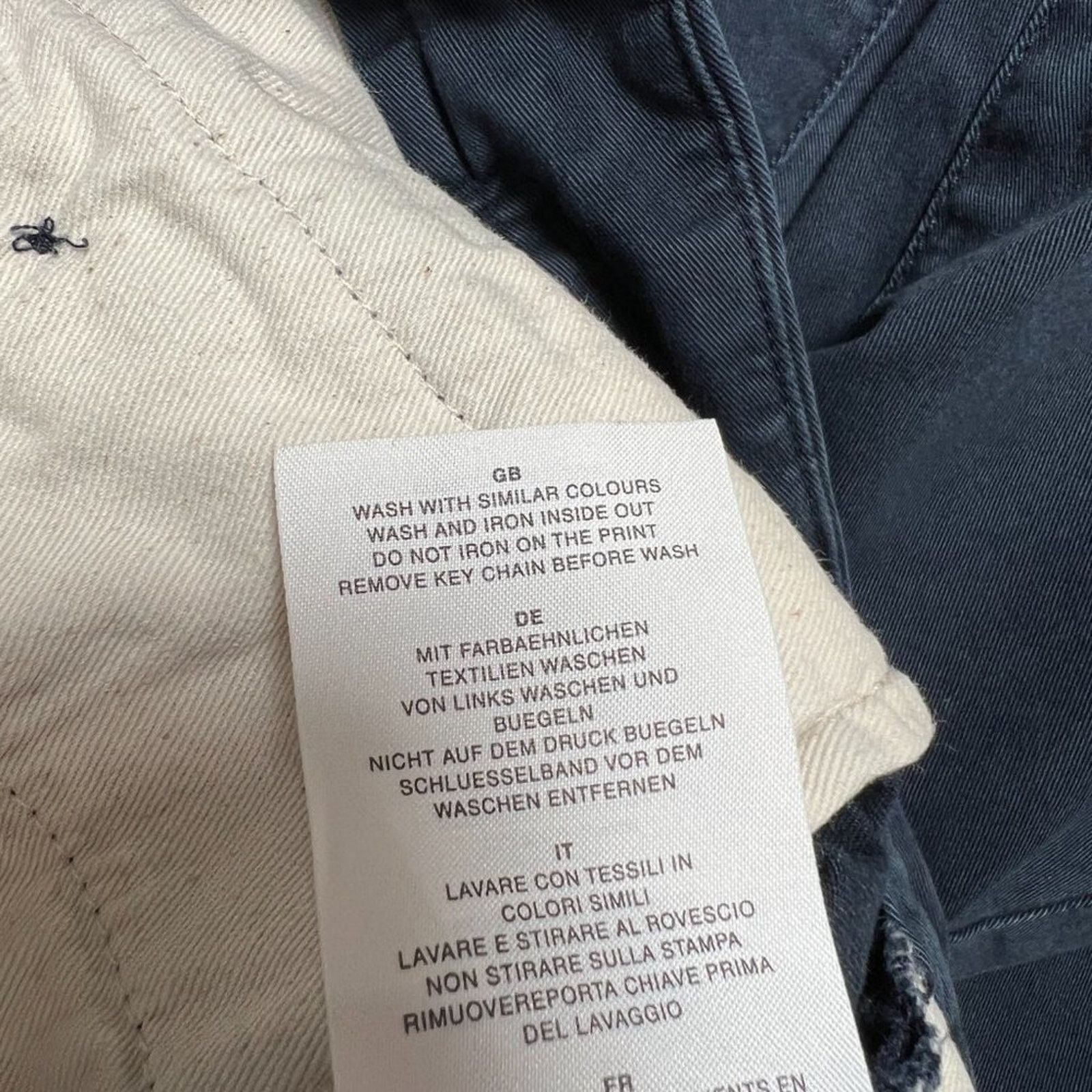 CLOSED Closed Clifton Slim Chino Dark Navy Blue Size 31x28 Size US 31 - 12 Thumbnail