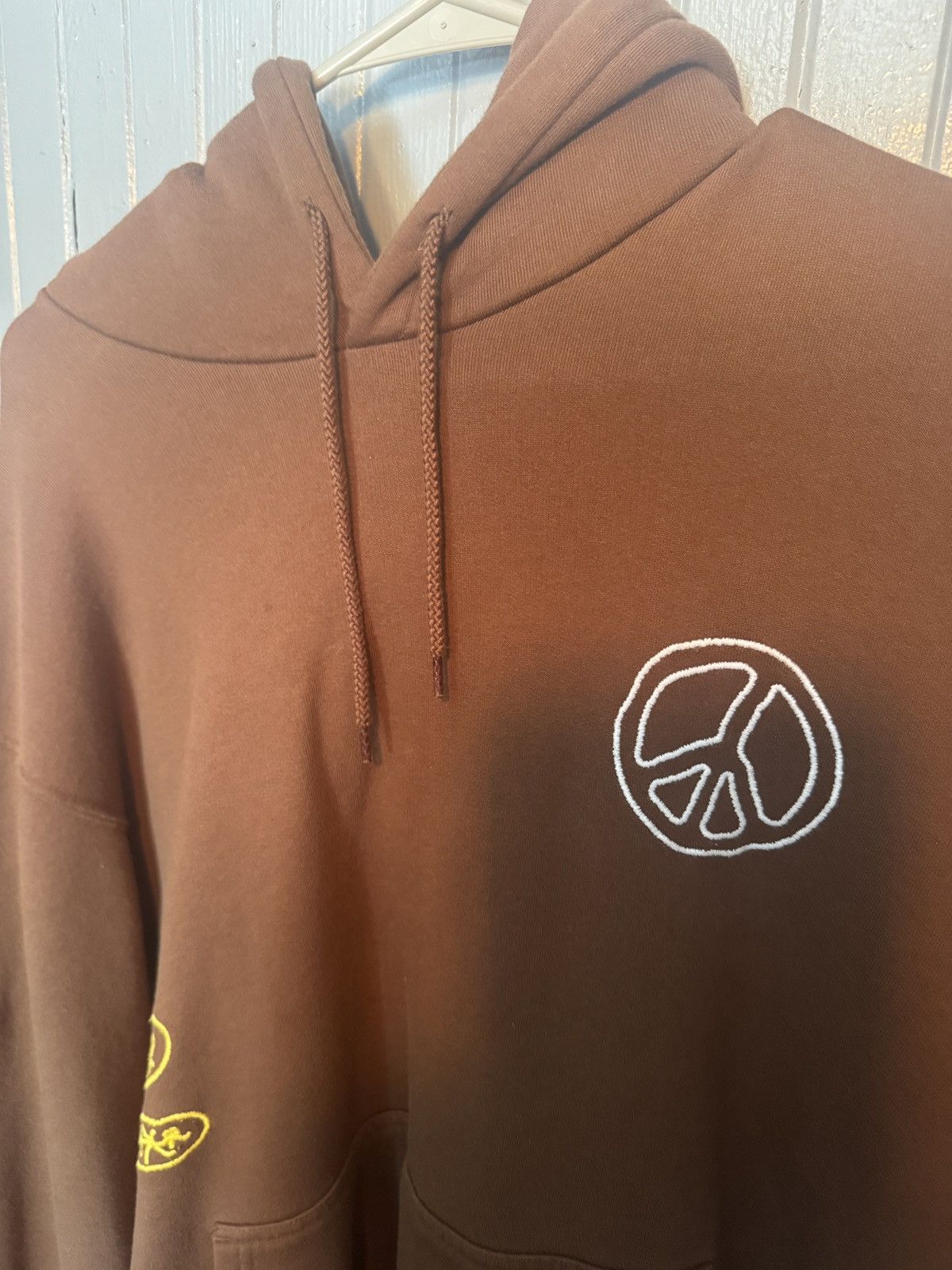 Designer Reception Embroidered Brown Hoodie Size US XL / EU 56 / 4 - 2 Thumbnail