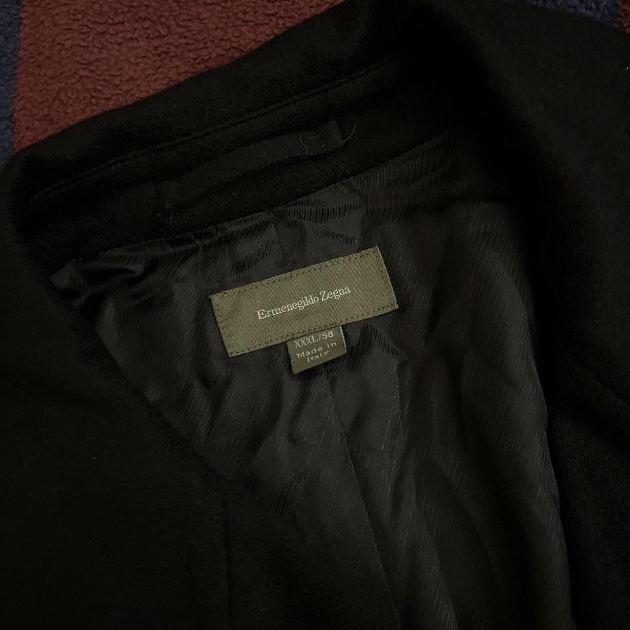 Ermenegildo Zegna Ermenegildo Zegna Black Cashmere Trench Coat Jacket Very Size US XXL / EU 58 / 5 - 2 Thumbnail