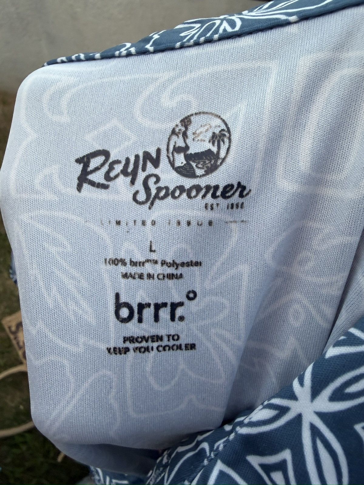 Reyn Spooner PreOwned Reyn Spooner Brrr Polo Shirt Hawaiian Print Men's L Size US L / EU 52-54 / 3 - 4 Thumbnail