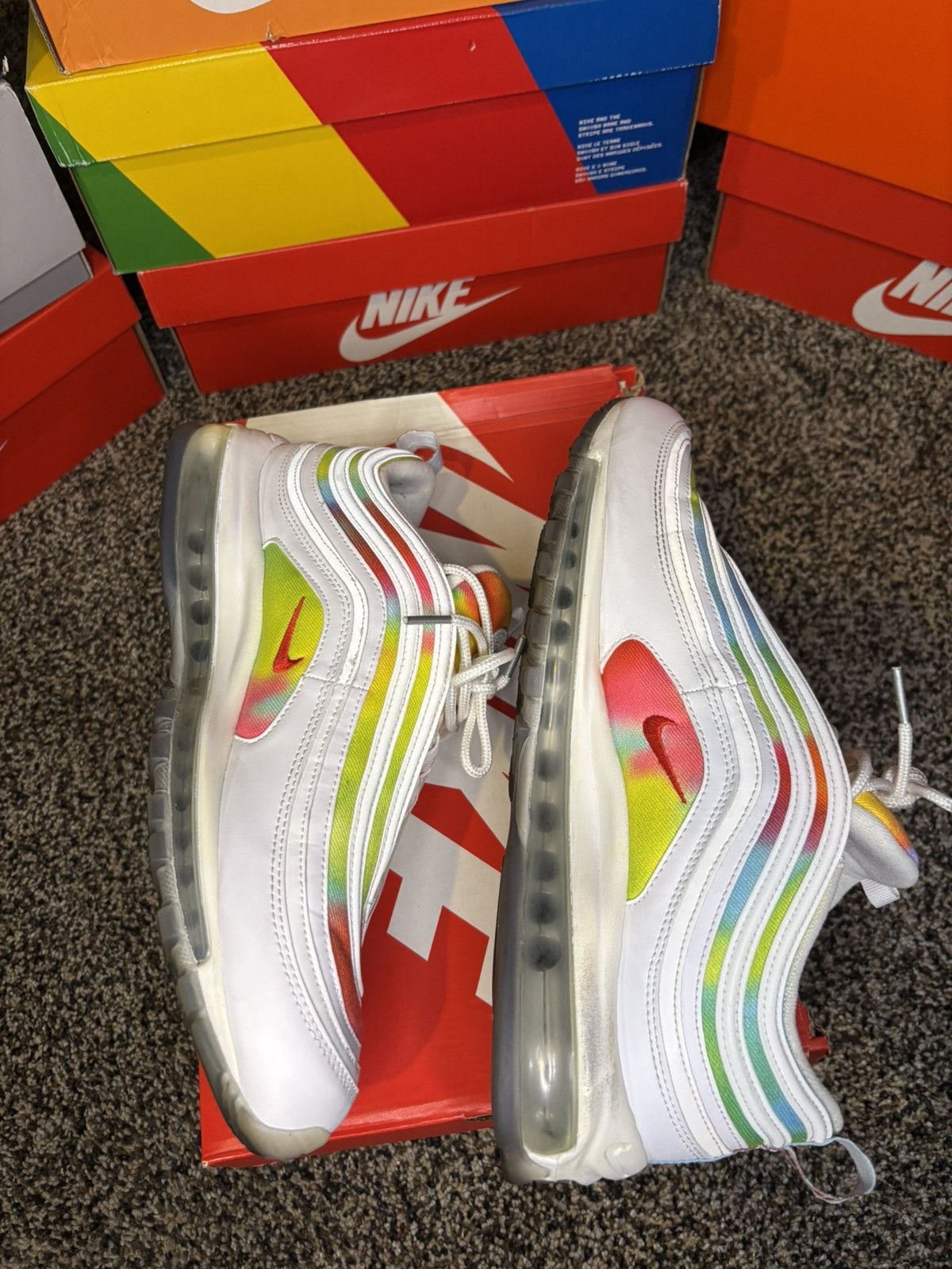 Nike Nike Air Max 97 Tie Dye Chicago Size US 11 / EU 44 - 13 Thumbnail