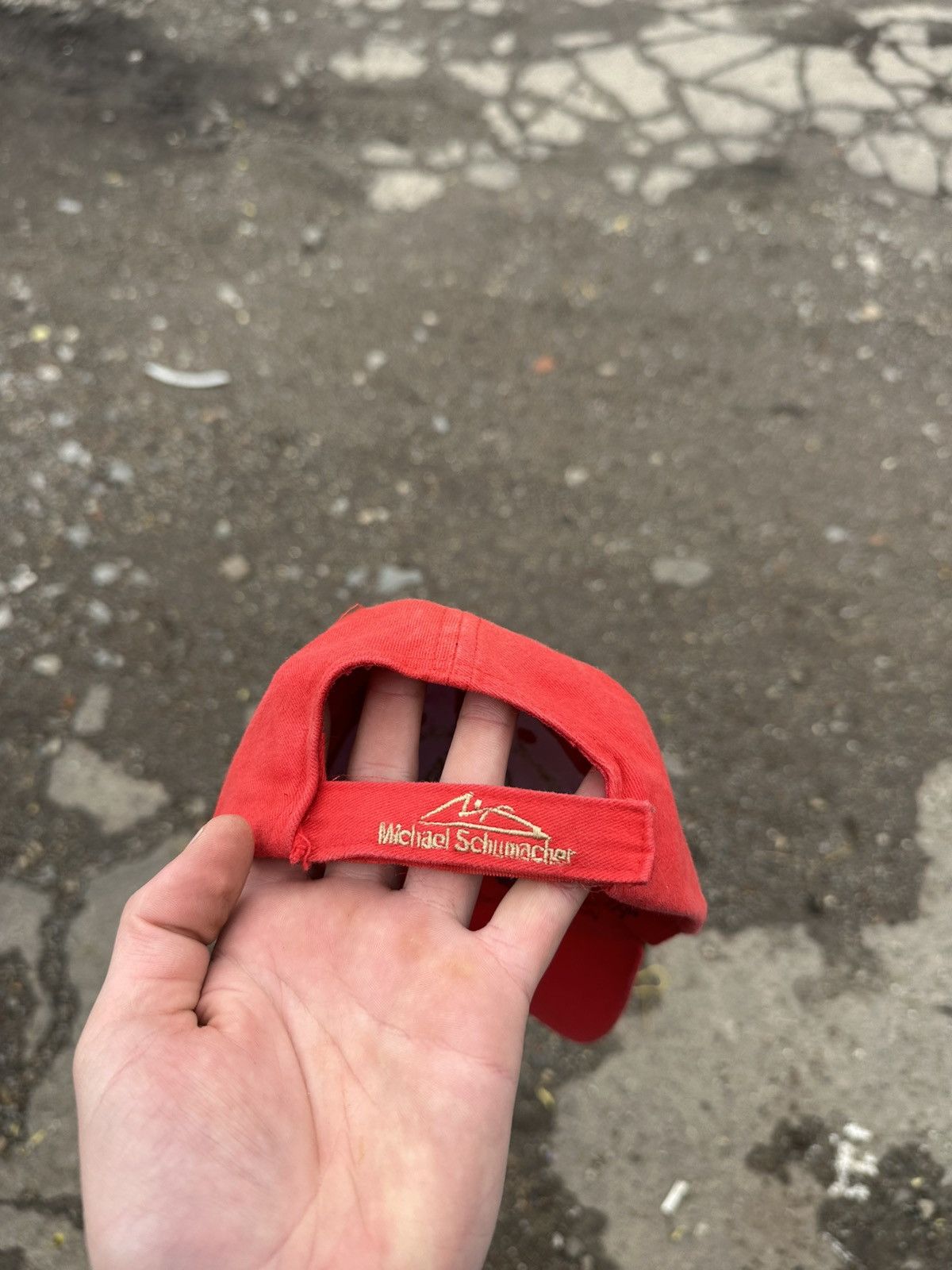 Ferrari Vintage Ferrari Cap Formula 1 Michael Schumacher Y2K Style Size ONE SIZE - 5 Thumbnail
