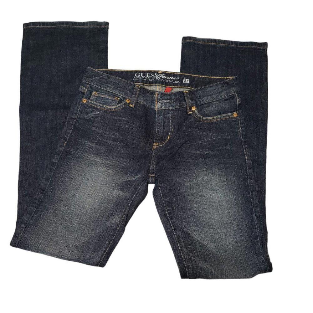 Guess CT178a Guess Ladies Stretch Carla Flare Jeans Size 27 Size 27" / US 4 / IT 40 - 1 Thumbnail