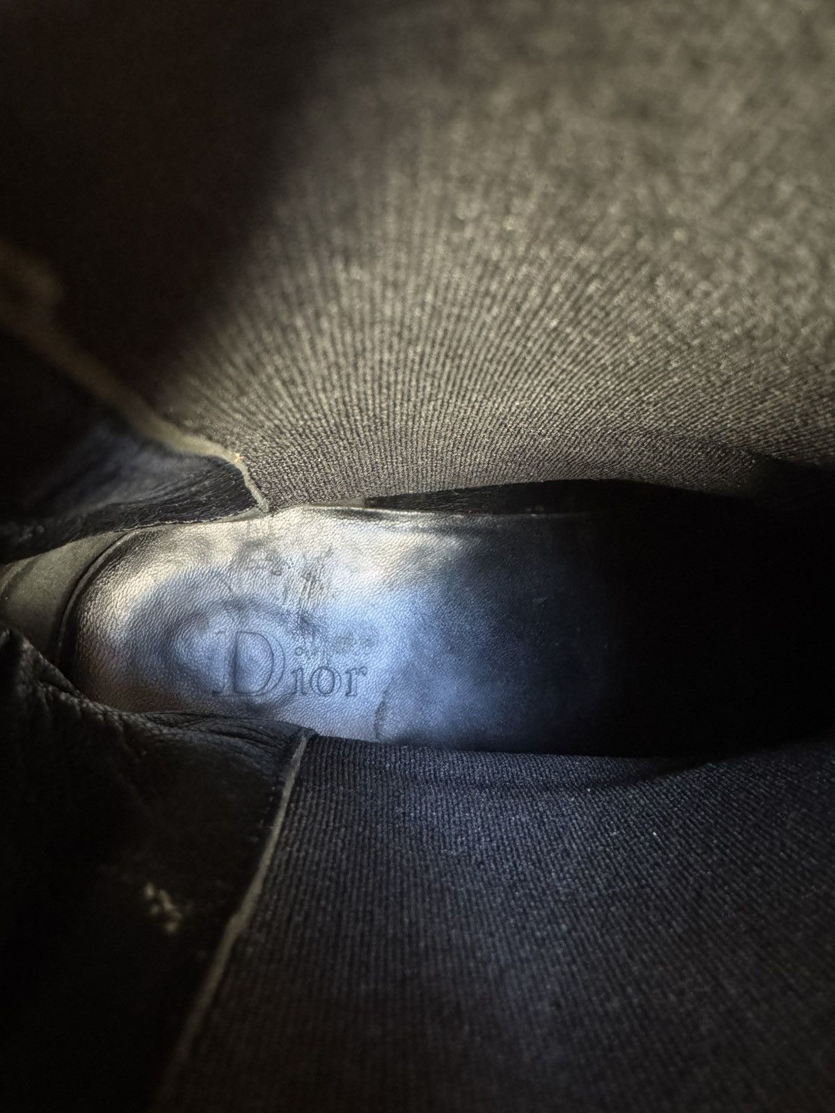 Dior × Hedi Slimane CD leather boots Size US 7 / EU 40 - 10 Thumbnail
