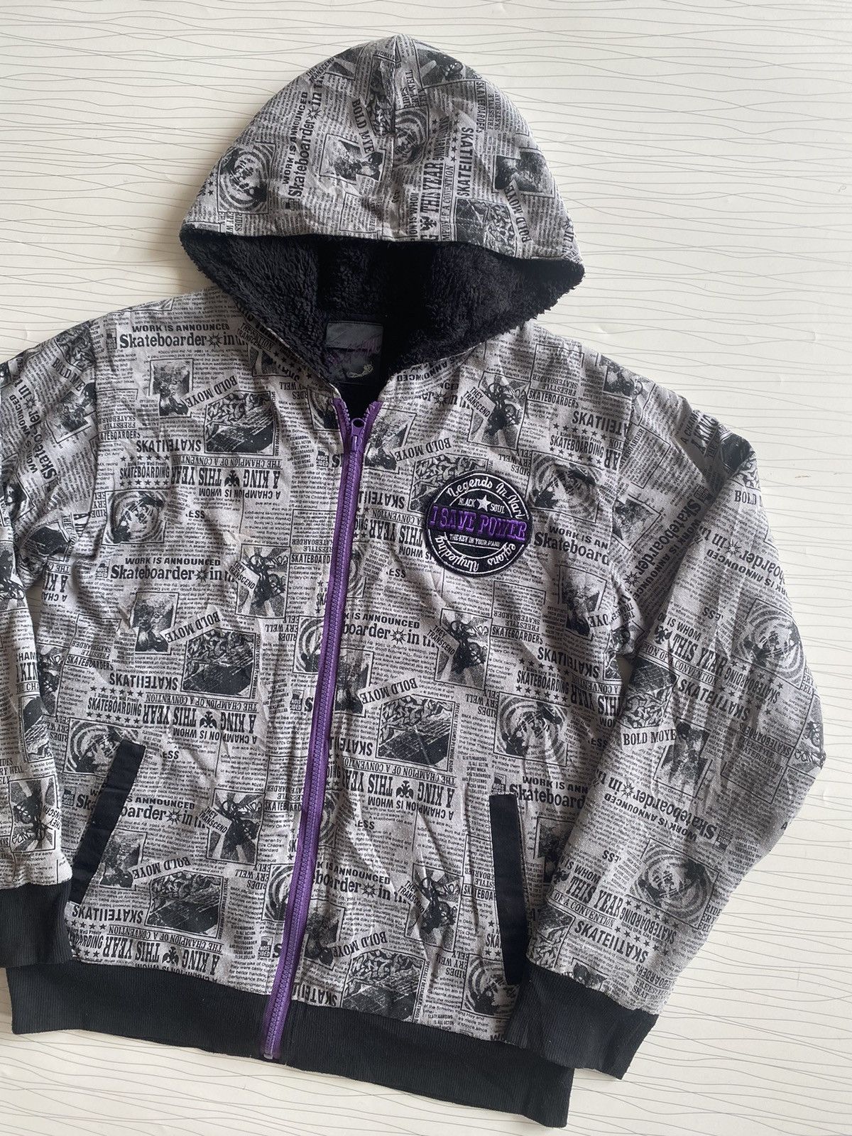 If Six Was Nine × Japanese Brand Japanese Begum Aop Fleece Hooded Zip Size US M / EU 48-50 / 2 - 2 Thumbnail