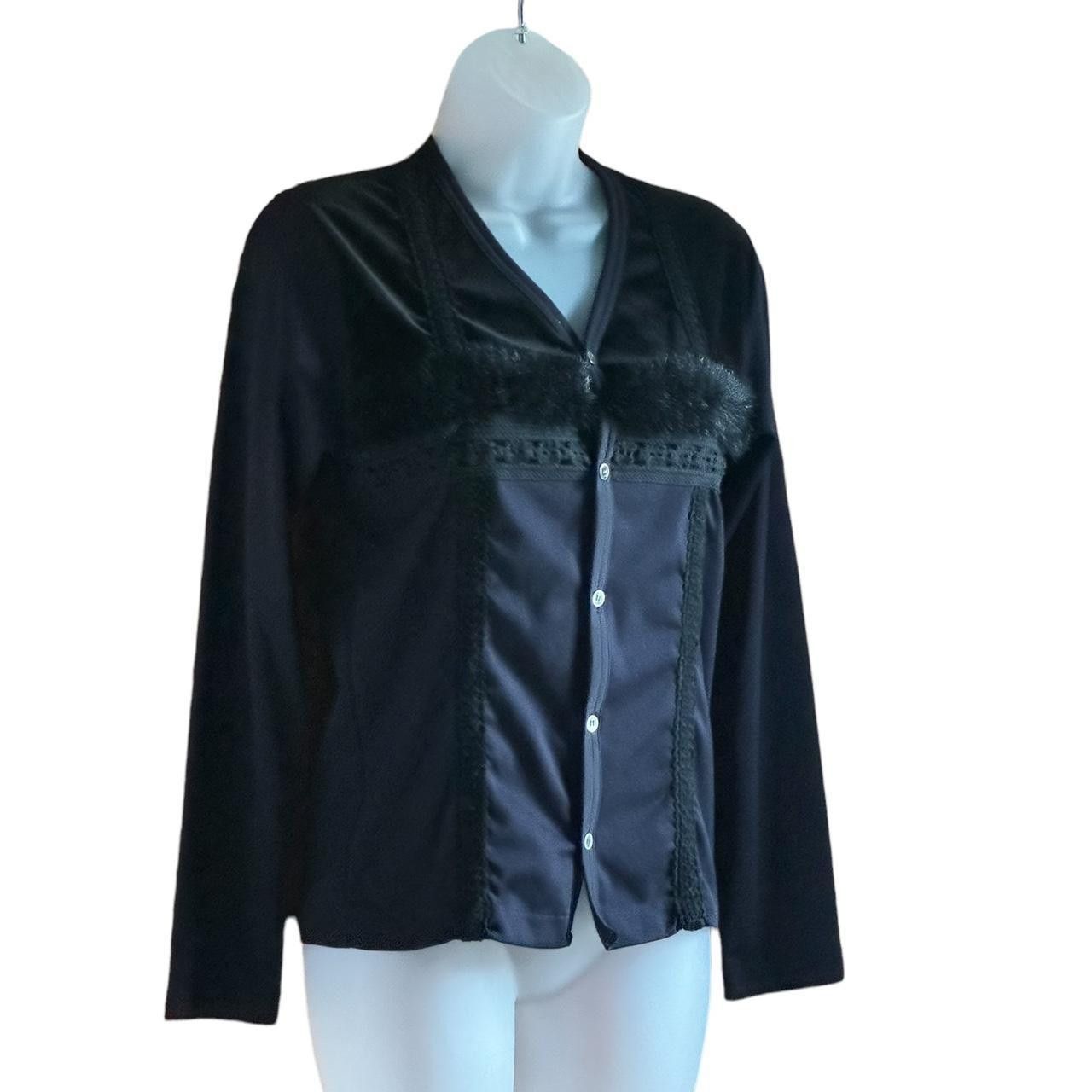 Comme des Garcons Comme des Garcons (Robe de Chambre) Dark Blue Fur Cardigan Size S / US 4 / IT 40 - 2 Thumbnail