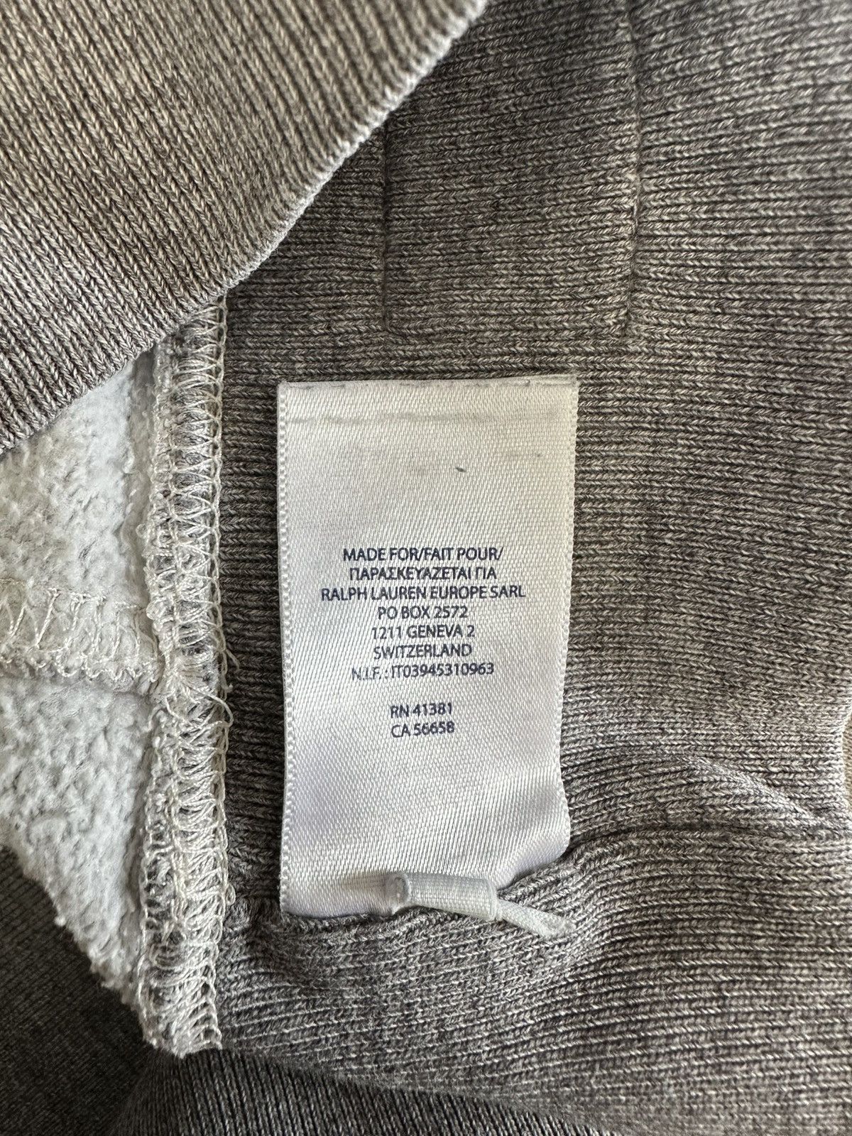 Polo Ralph Lauren Polo Ralph Lauren USA 67 pullover gray hoodie Size US M / EU 48-50 / 2 - 9 Thumbnail