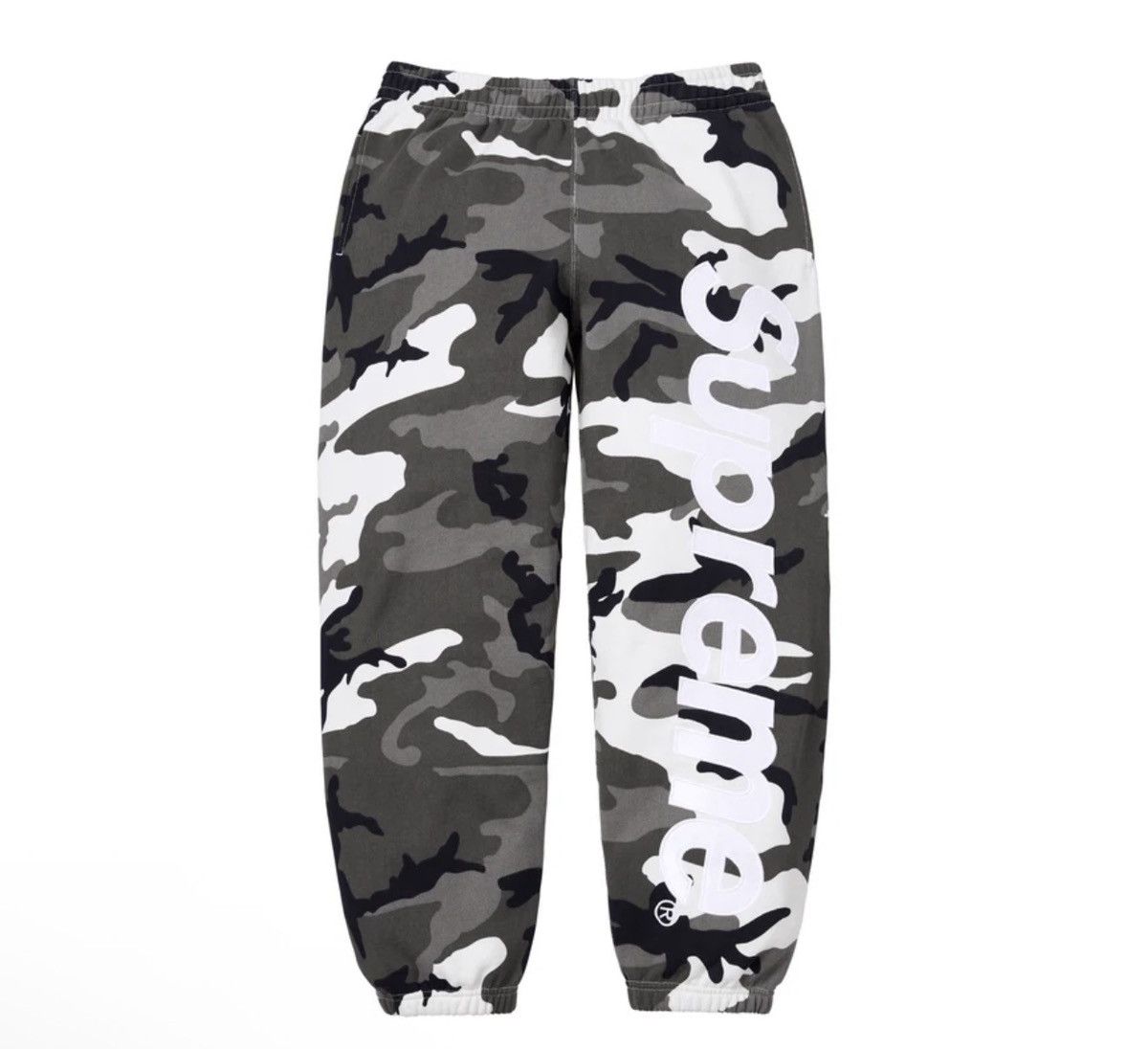 Supreme Satin Appliqué Sweatpant Size US 30 / EU 46 - 1 Thumbnail