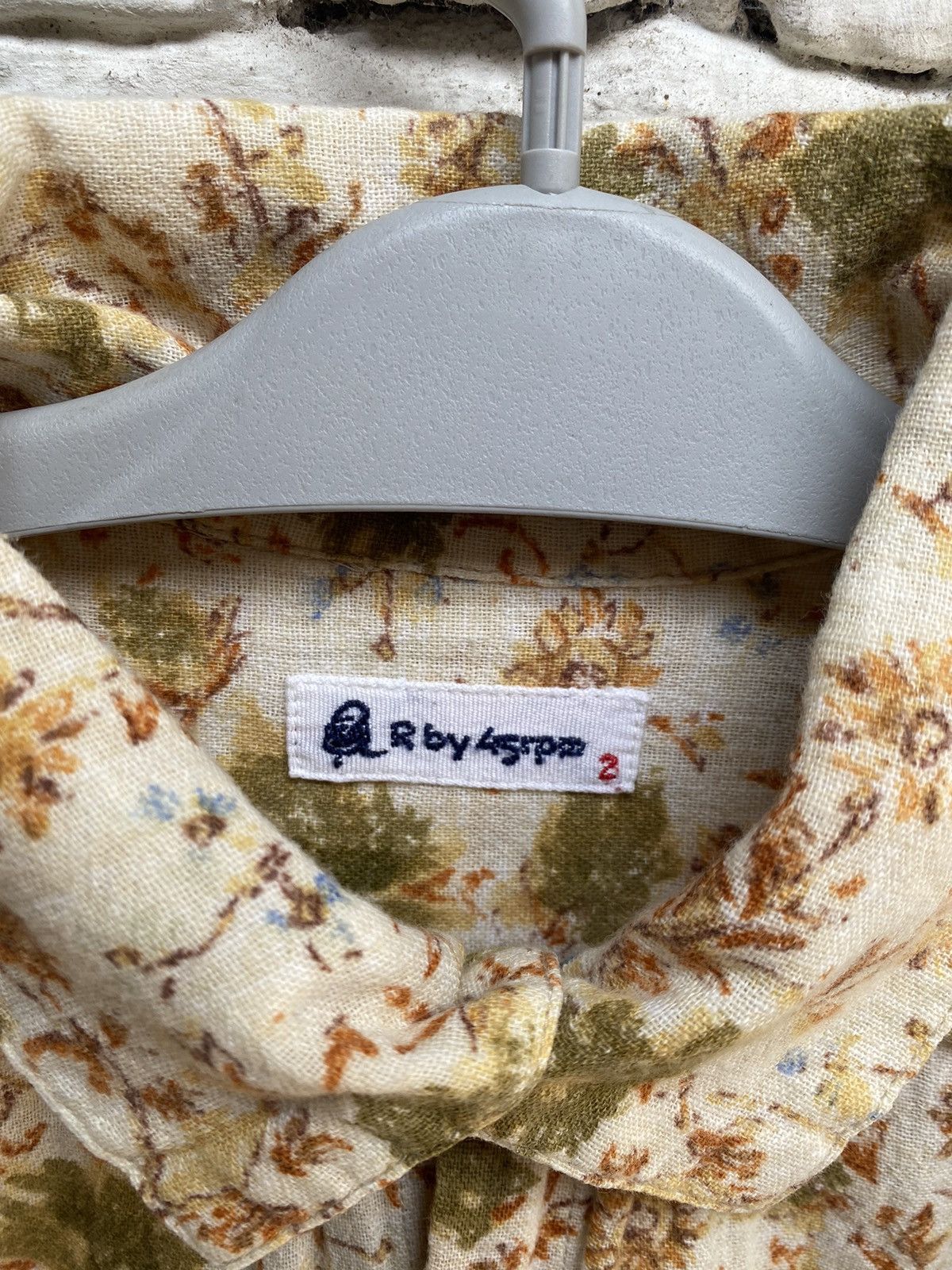 45rpm × Japanese Brand 45RPM FLOWER BUTTON UP SHIRT Size US S / EU 44-46 / 1 - 4 Thumbnail