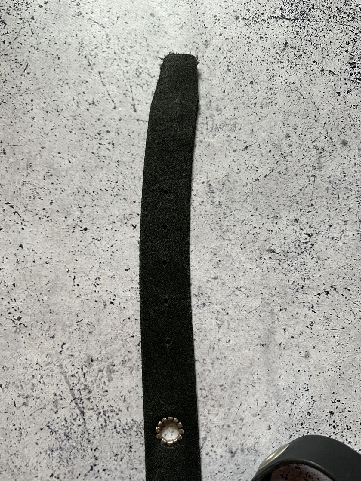 Vintage Vintage Hustrel Leather Belt Avant Garde Y2K Opium Size ONE SIZE - 5 Thumbnail