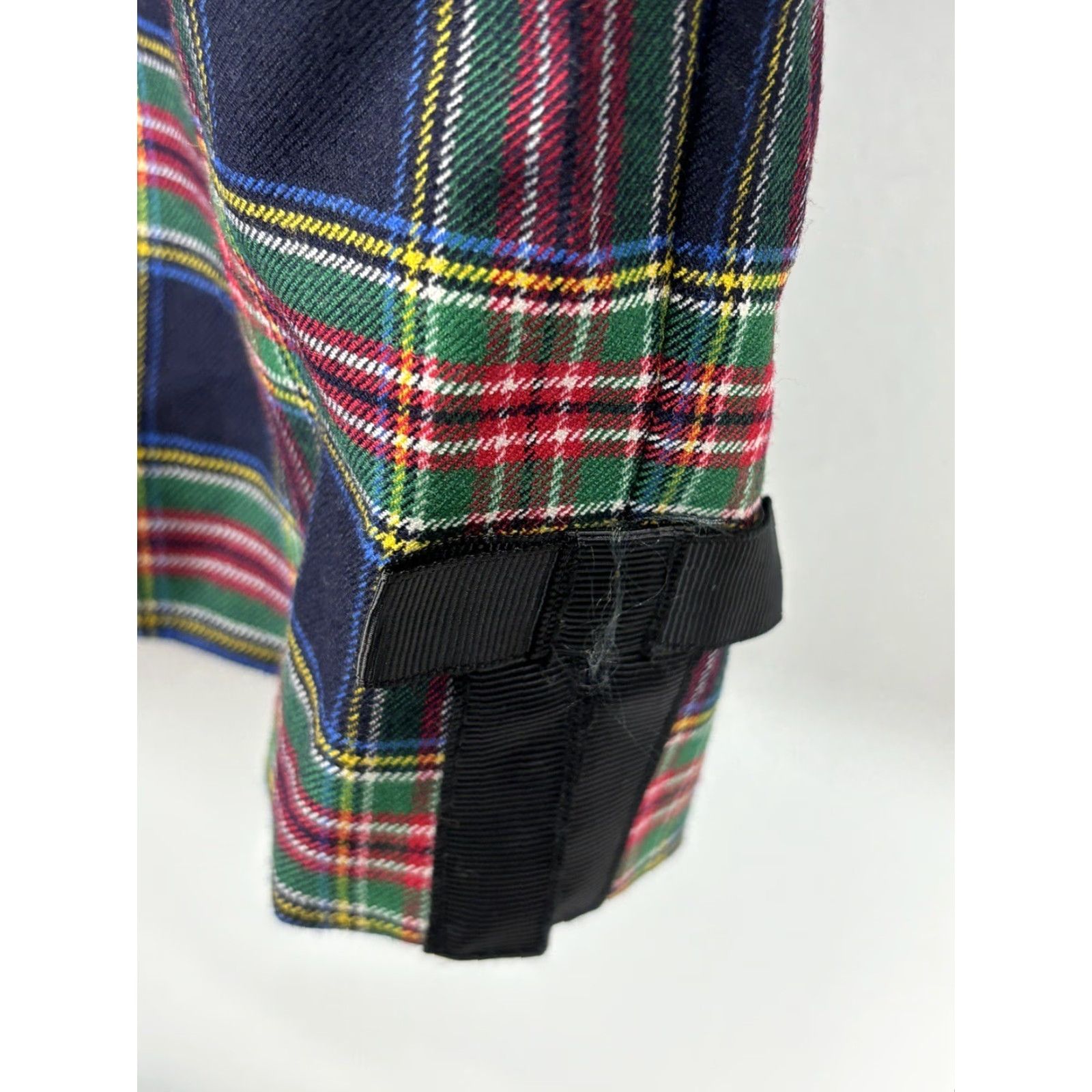 Talbots Talbots Plus Size 24W Wool Blend Plaid Tartan Dress Pants with Bow Detail for Women Size 42" / US 20 - 6 Thumbnail