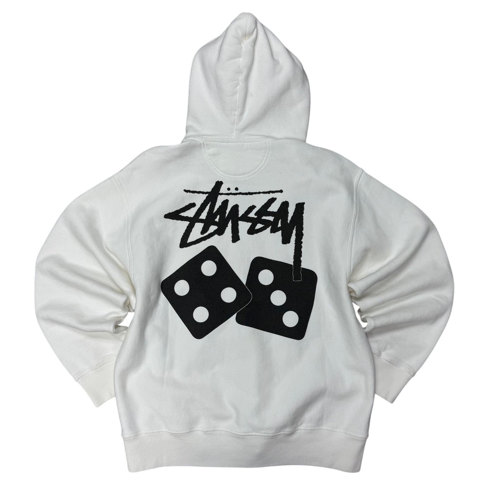 Stussy NWT Stussy Dice Zip Hoodie Pigment Dyed Natural X-Large Size US XL / EU 56 / 4 - 2 Thumbnail