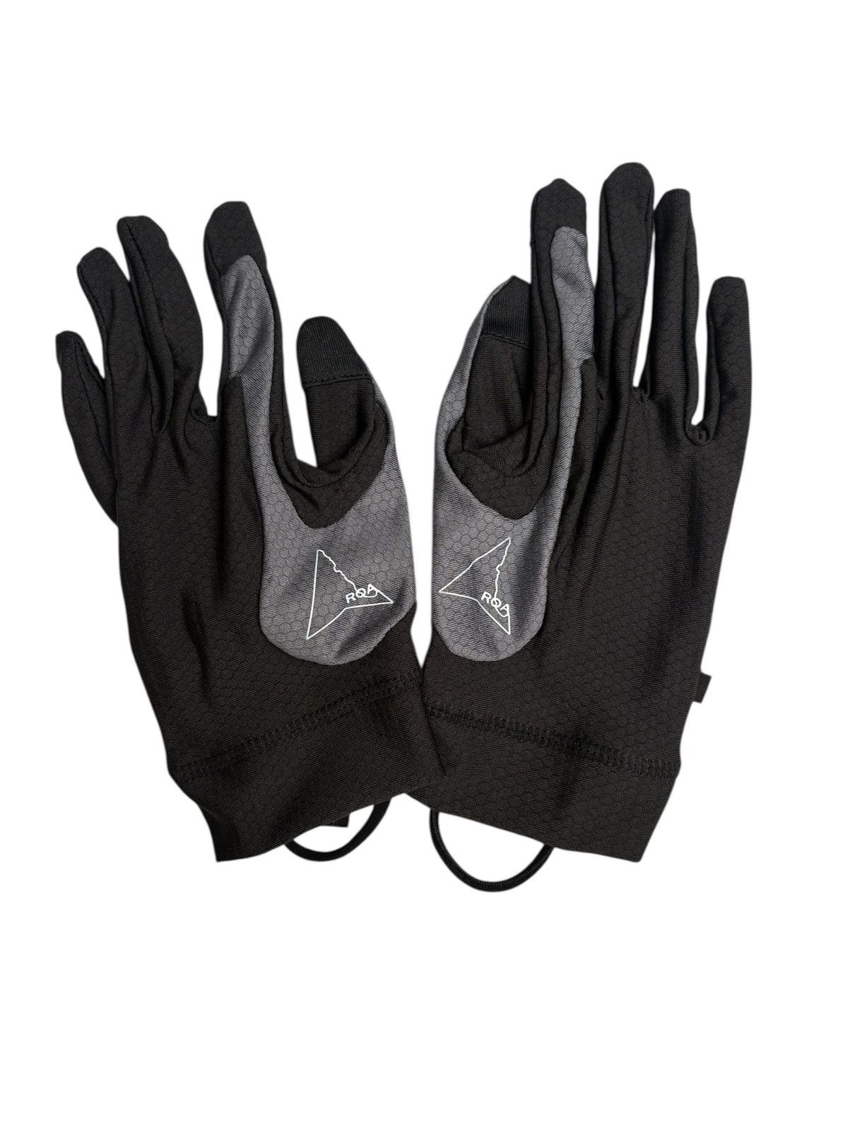 ROA ($120) Roa Andie Unisex Base Layer Gloves in Black/Grey Size ONE SIZE - 3 Thumbnail