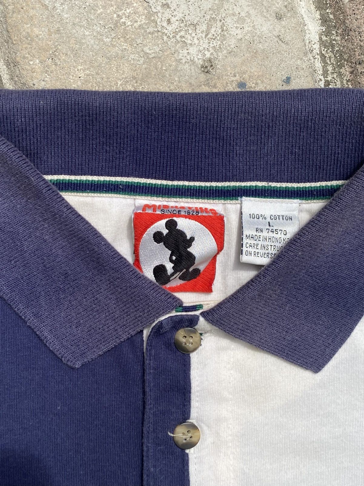 Mickey Mouse × Vintage Vintage 90’s Polo Shirt “Mickey” Classic Fit Size US XL / EU 56 / 4 - 5 Thumbnail