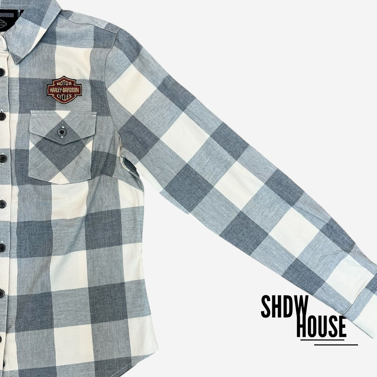 Harley Davidson Harley Davidson Heritage Plaid in White/Black Size US XS / EU 42 / 0 - 2 Thumbnail