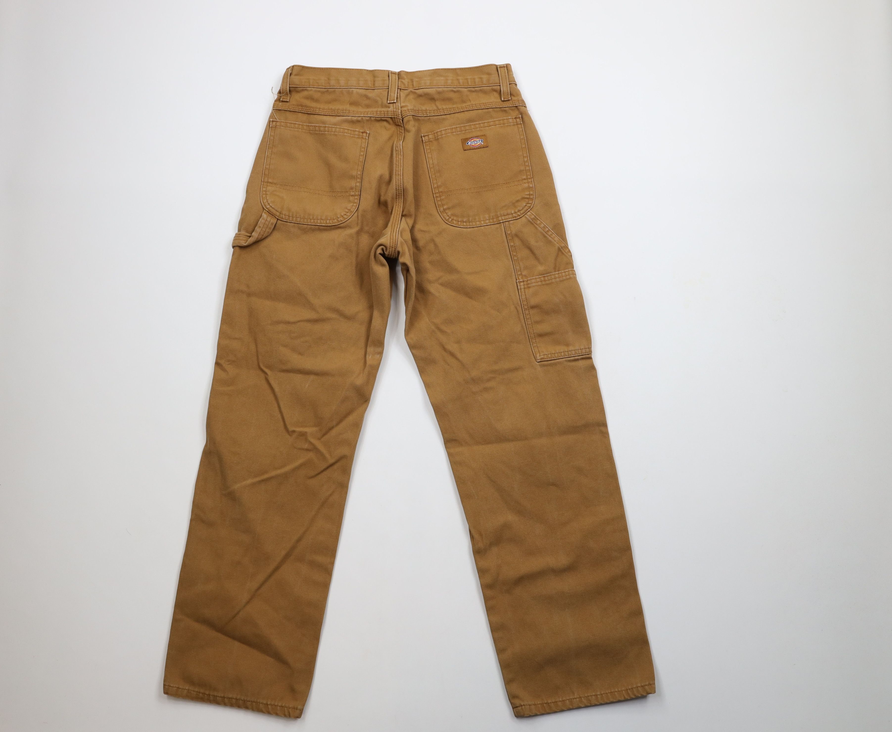 Dickies × Vintage Vintage Y2K Dickies Spell Canvas Dungaree Pants Duck Brown Size US 30 / EU 46 - 9 Thumbnail