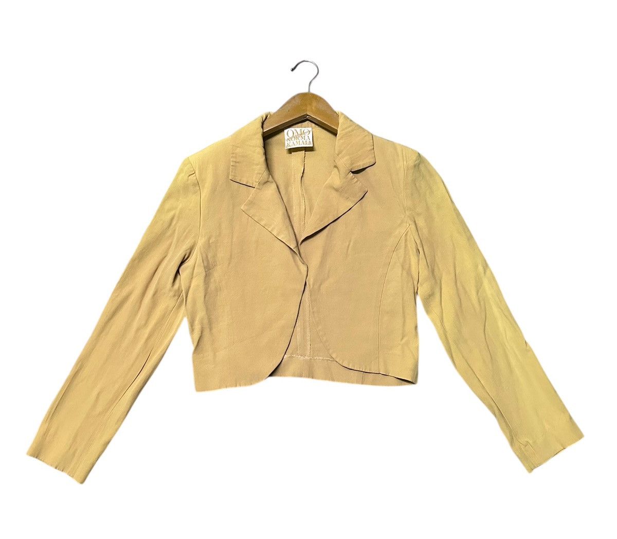 Norma Kamali Norma Kamali rayon cropped blazer Size S / US 4 / IT 40 - 2 Thumbnail