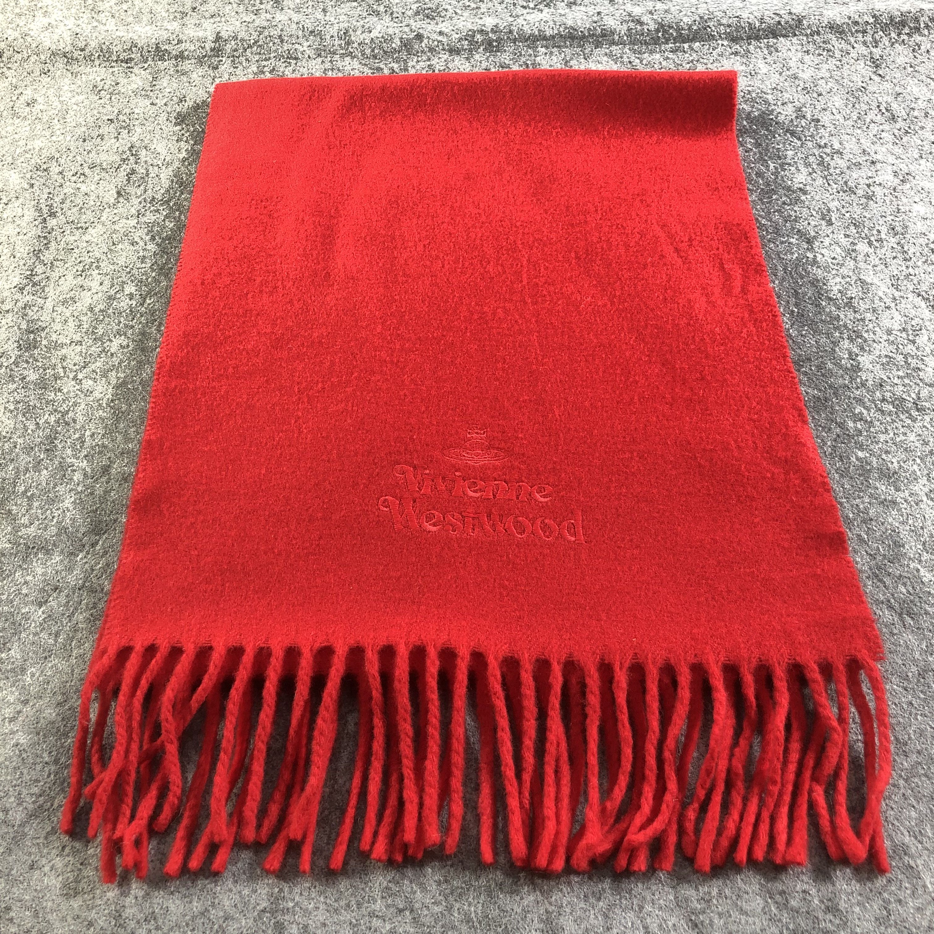 Vivienne Westwood Vivienne Westwood Wool Scarf Muffler V1791 Size ONE SIZE - 3 Thumbnail