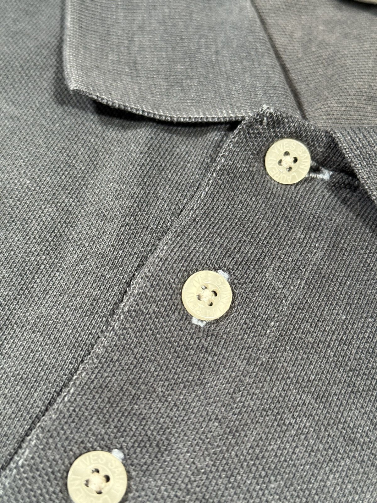 Yves Saint Laurent Yves Saint Laurent pour Homme Vintage Polo Shirt Grey Size US XL / EU 56 / 4 - 5 Thumbnail