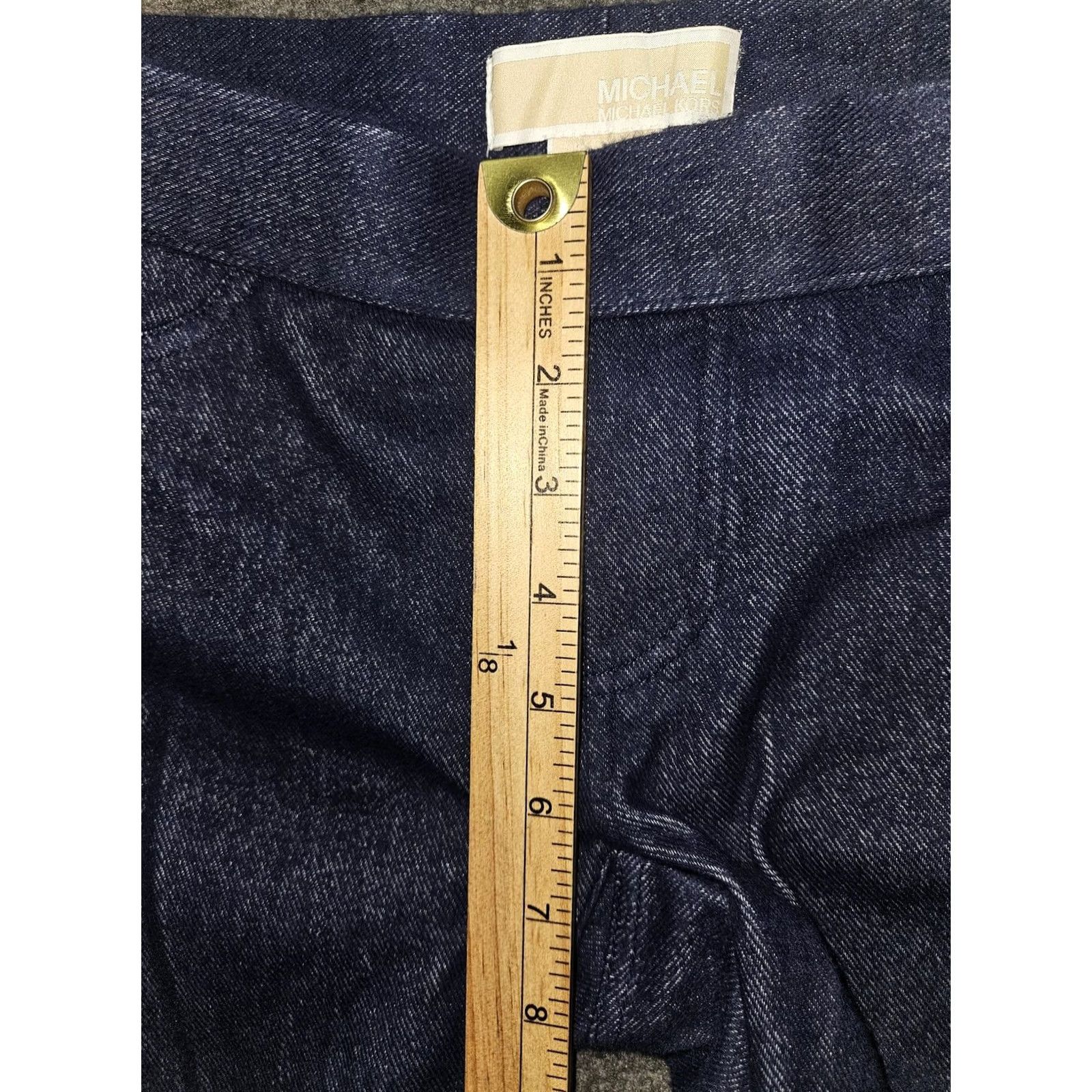 Vintage MICHAEL Michael Kors Jeans Womens P Blue Pull On Jegging Rhinestone MK Petite Size 28" / US 6 / IT 42 - 4 Thumbnail