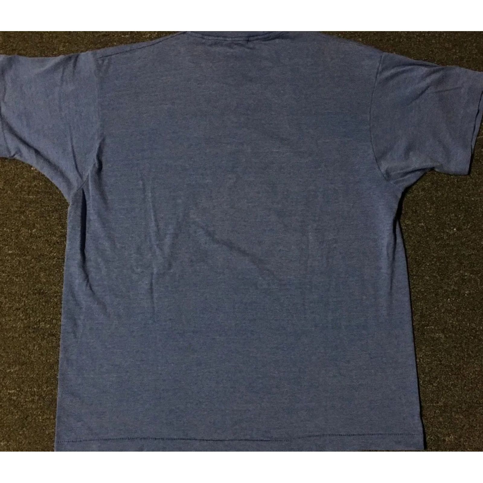 Vintage VINTAGE Tempe High School Buffaloes Faded Distress Shirt M USA Track PE Grunge Shirt Mens Blues Size US M / EU 48-50 / 2 - 6 Thumbnail