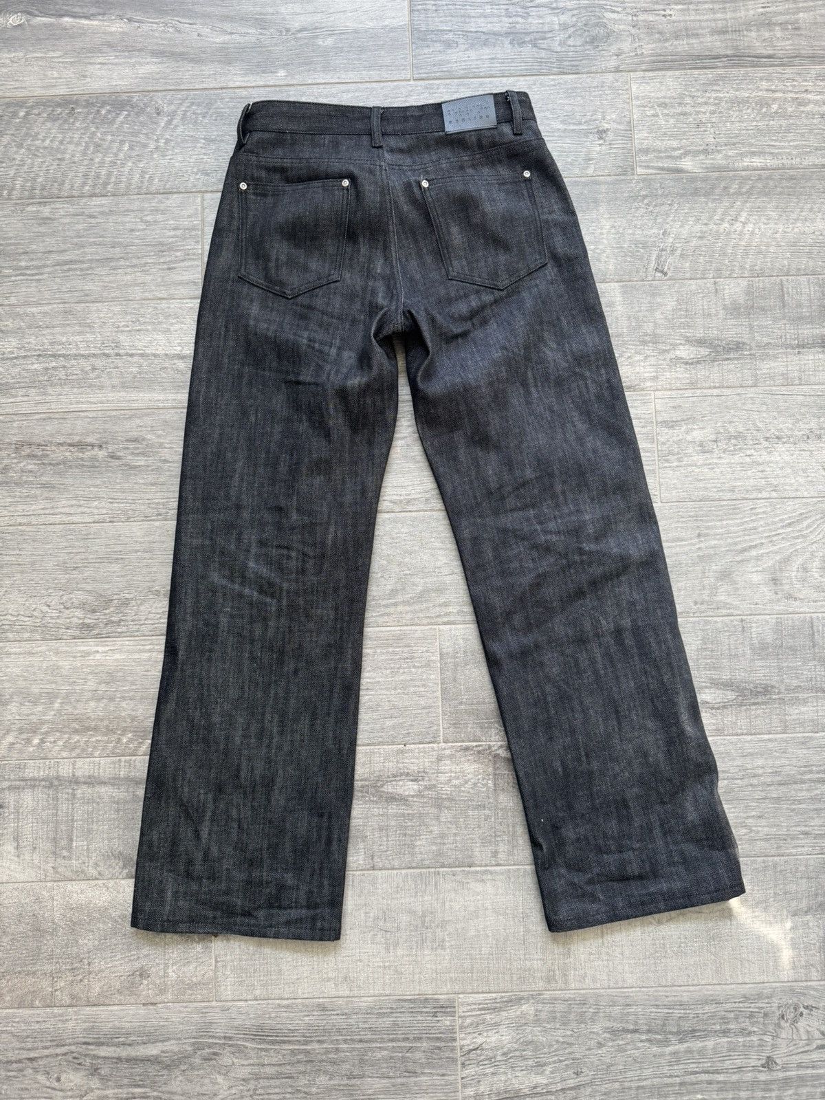 Other BERLINC Black Japanese Selvedge Denim Relax Fit (32x30) Size US 30 / EU 46 - 2 Thumbnail
