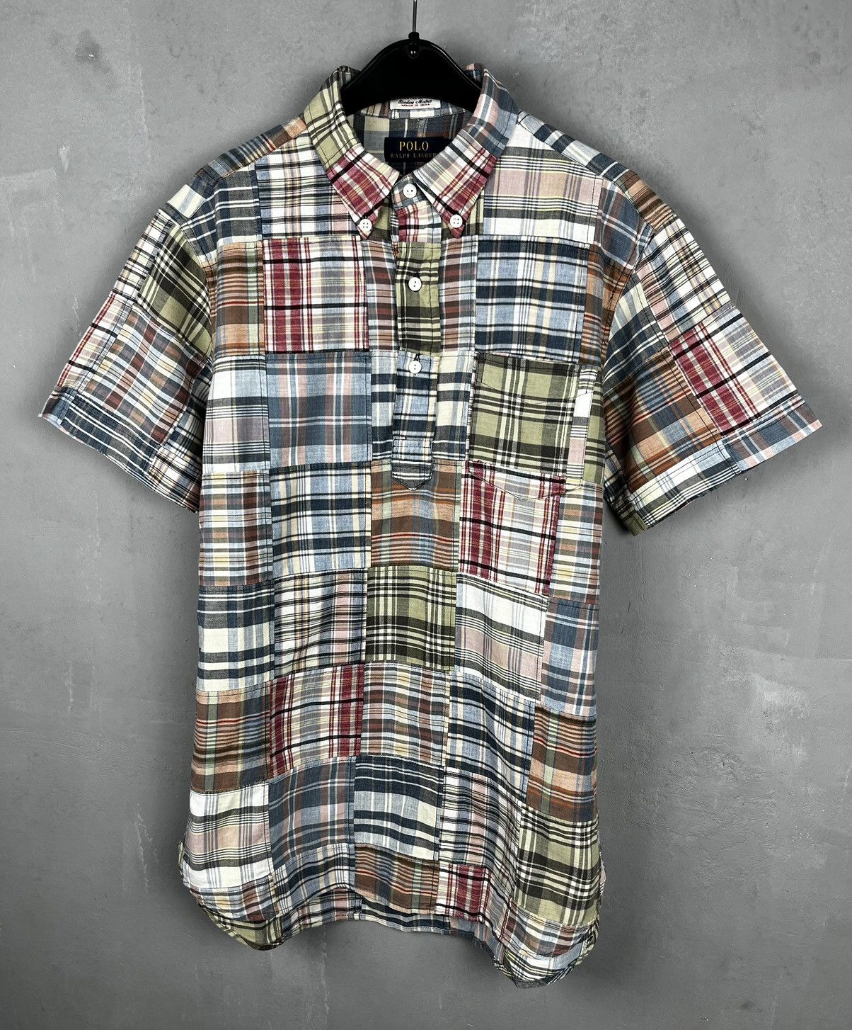Polo Ralph Lauren × RRL Ralph Lauren × Ralph Lauren Ralph Lauren Classic Fit Patchwork Shirt Size US M / EU 48-50 / 2 - 2 Thumbnail