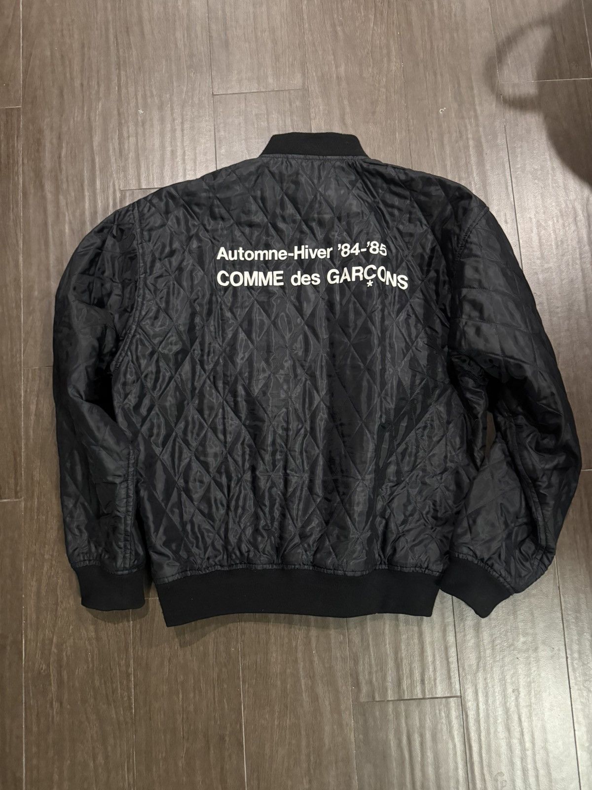 Comme des Garcons Comme Des garçons staff quilted bomber jacket