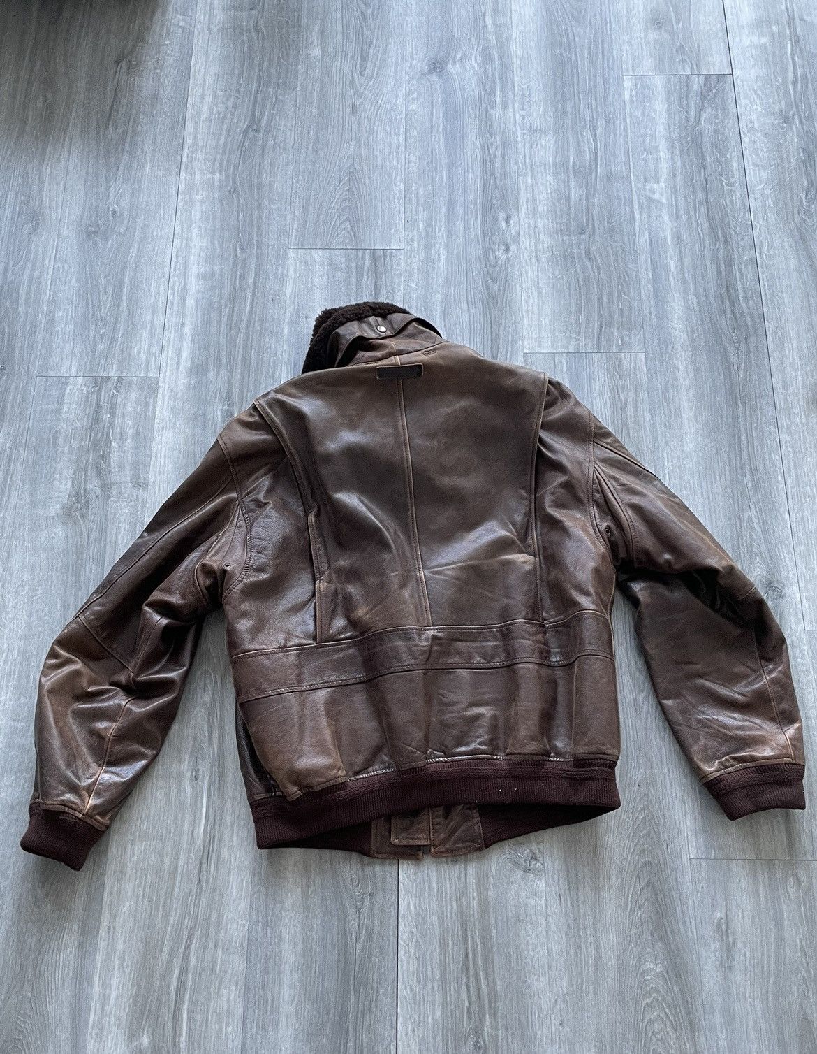 Avirex Leather Jacket Avirex Size US XL / EU 56 / 4 - 2 Thumbnail