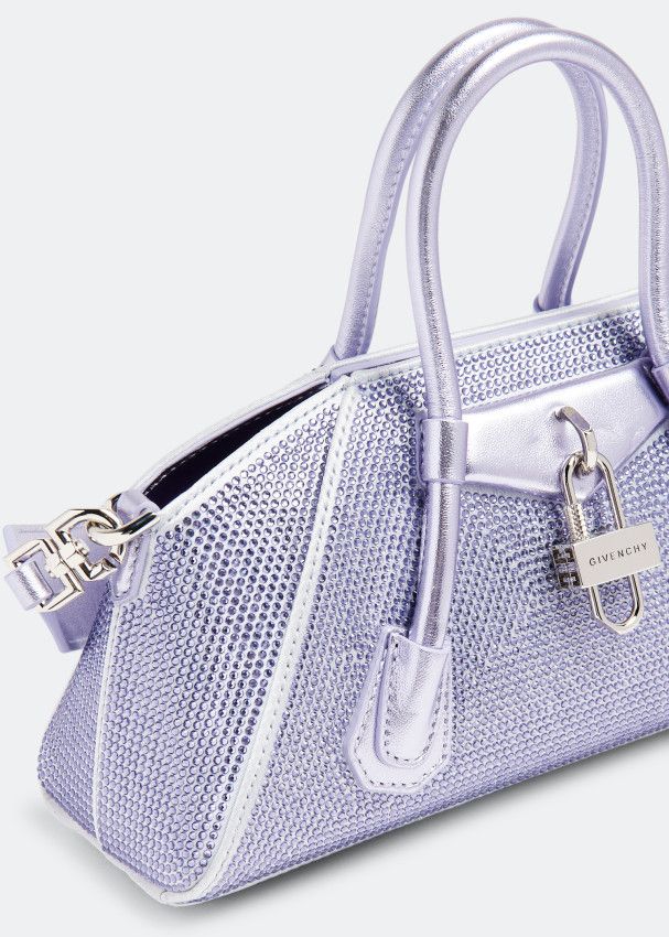 Givenchy o1w1db10325 Size: OS/Antigona Stretch Mini Bag in Lavender Size ONE SIZE - 3 Thumbnail