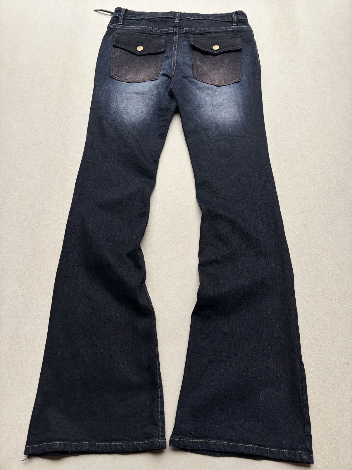 Japanese Brand Trix lace-up flare jeans Size US 26 / EU 42 - 3 Thumbnail
