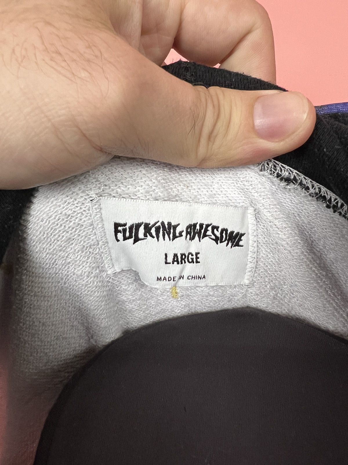 Designer × Fucking Awesome facking Awesome cross hoodie art streetwear printed hood Size US L / EU 52-54 / 3 - 7 Thumbnail
