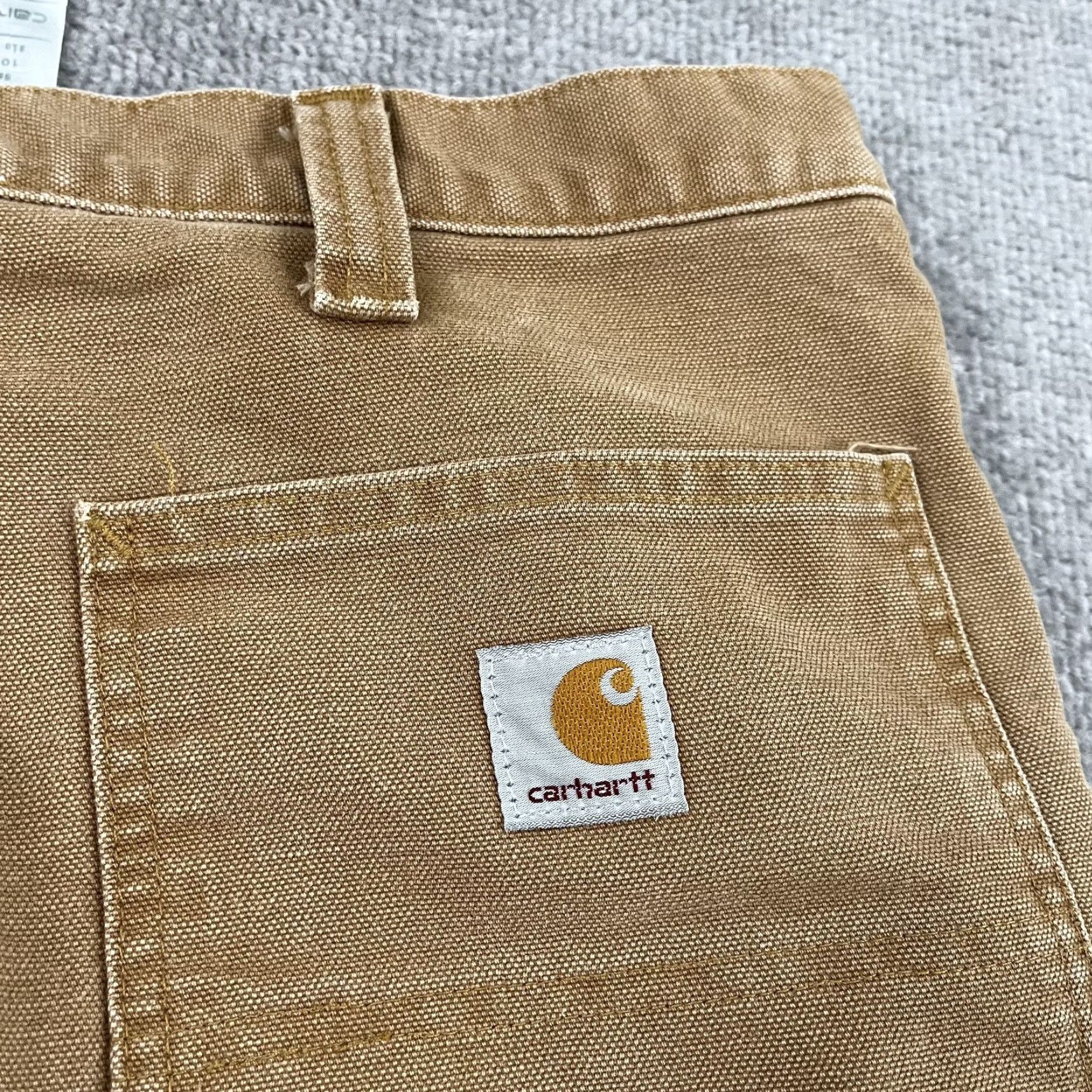 Carhartt Carhartt Pants Mens 38 x 34 Relaxed Brown Double Knee Canvas Workwear Size US 38 / EU 54 - 4 Thumbnail