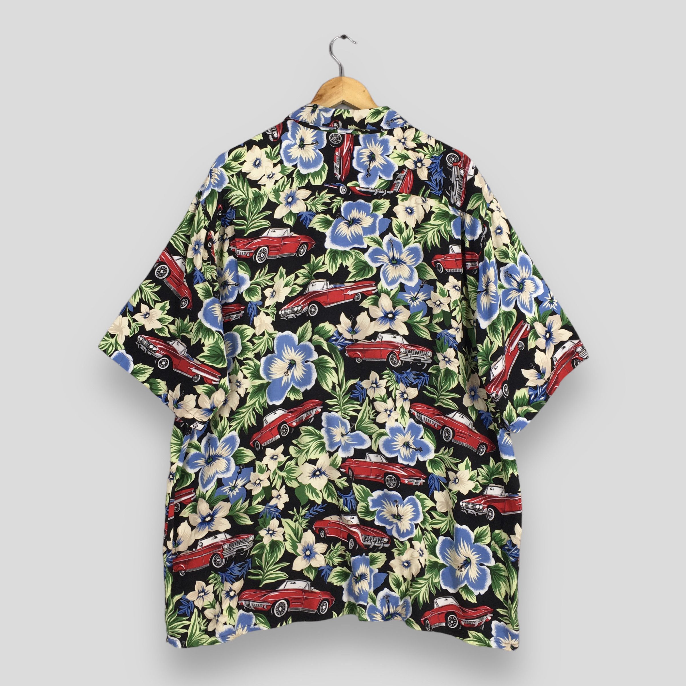 Reyn Spooner Vintage Reyn Spooner Joe Kealoha Floral Old Car Graphic Size US XXL / EU 58 / 5 - 6 Thumbnail