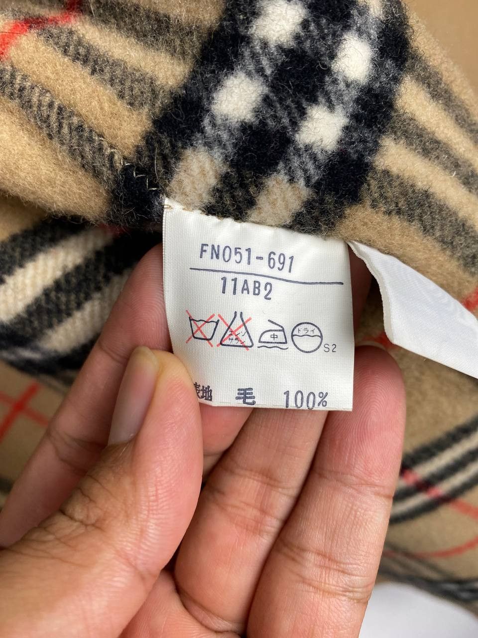 Burberry vintage burberrys wool jacket nova checked lining Size US XL / EU 56 / 4 - 13 Thumbnail