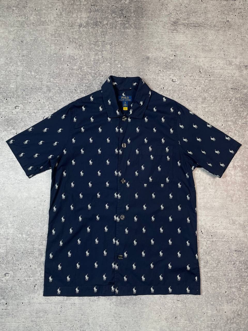 Polo Ralph Lauren Polo Ralph Lauren Monogram Multilogo Button Up Shirt Y2K Size US S / EU 44-46 / 1 - 1 Thumbnail