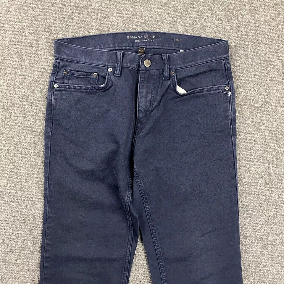 Banana Republic Banana Republic Jeans Men's 31x32 Slim Fit The Traveler Blue Size US 31 - 2 Thumbnail
