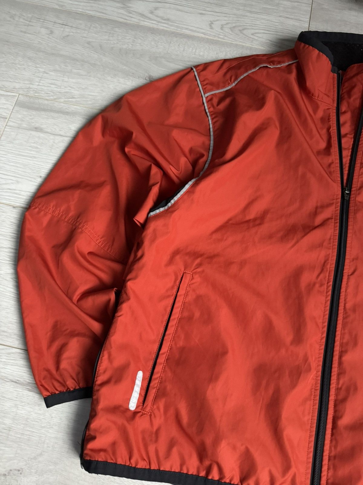 Nike × Vintage Vintage Nike Swoosh Track Jacket 90’s Size US L / EU 52-54 / 3 - 3 Thumbnail
