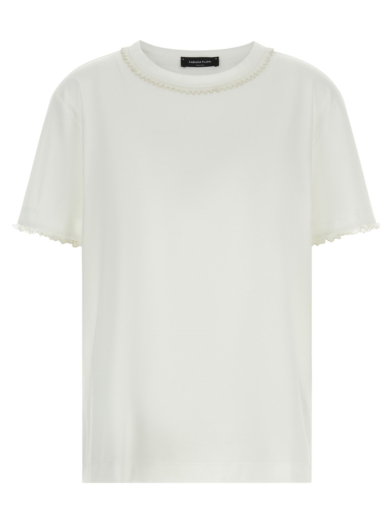 Fabiana Filippi Embroidery t-shirt Size M / US 6-8 / IT 42-44 - 1 Thumbnail
