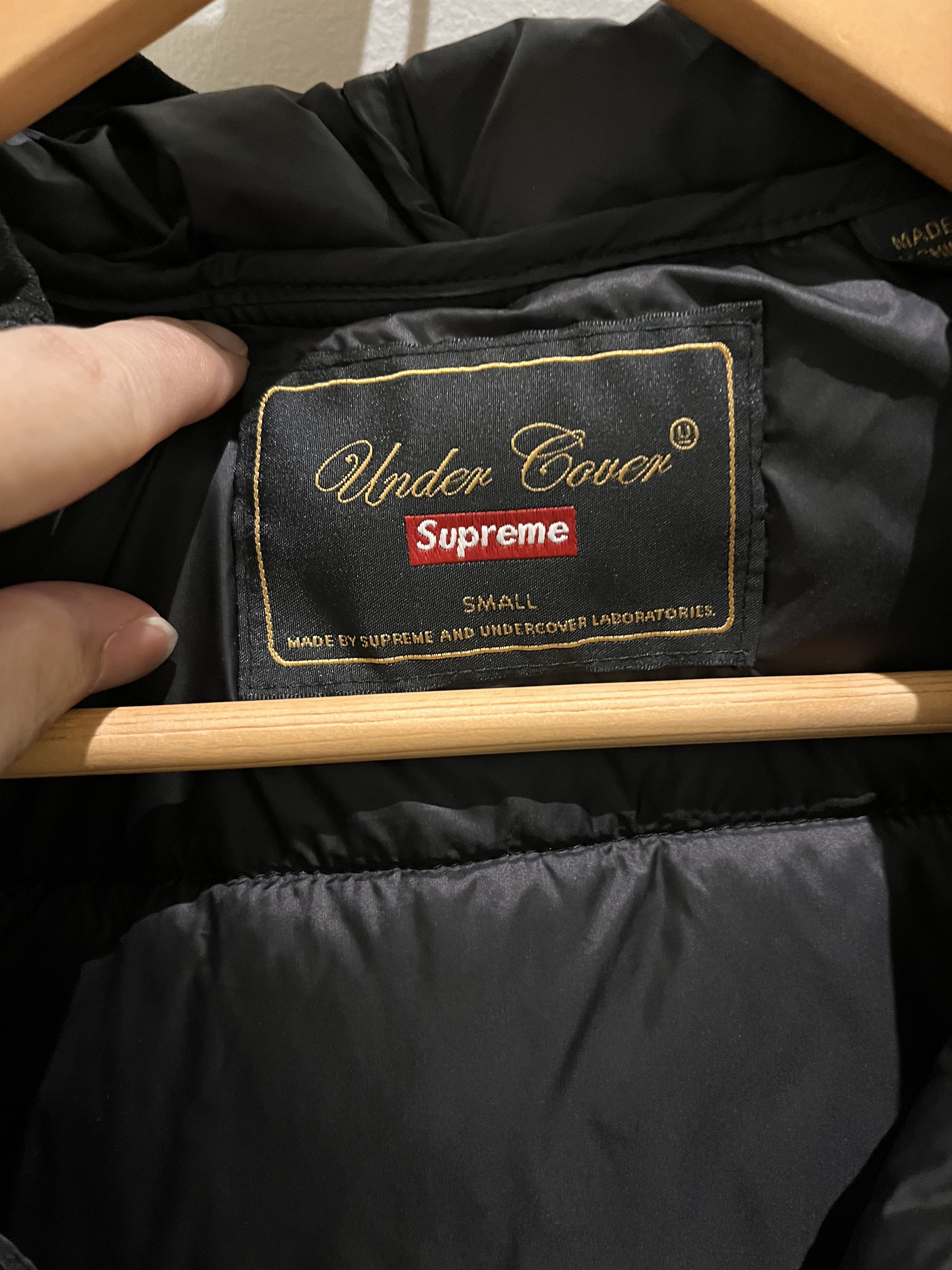 Supreme × Undercover Supreme Undercover Trench Puffer Jacket, Black (Small) Size US S / EU 44-46 / 1 - 7 Thumbnail