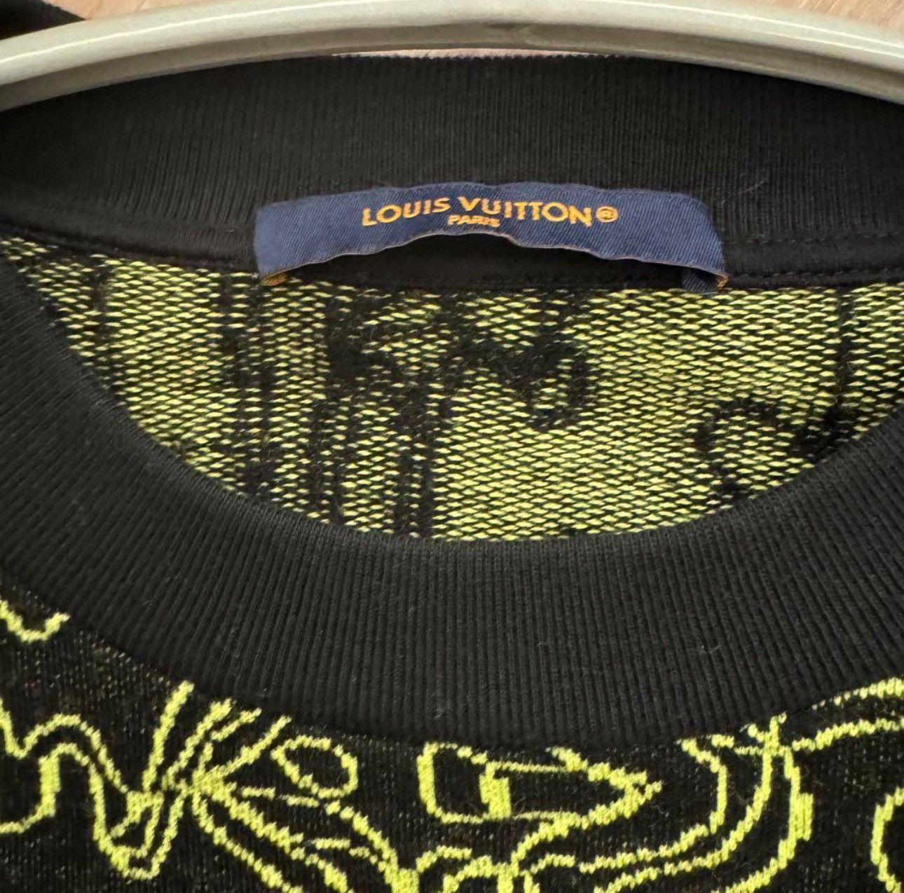 Louis Vuitton LOUISVUITTON Wavy Monogram Cotton Crew Neck Knit Sweater Size US M / EU 48-50 / 2 - 6 Thumbnail