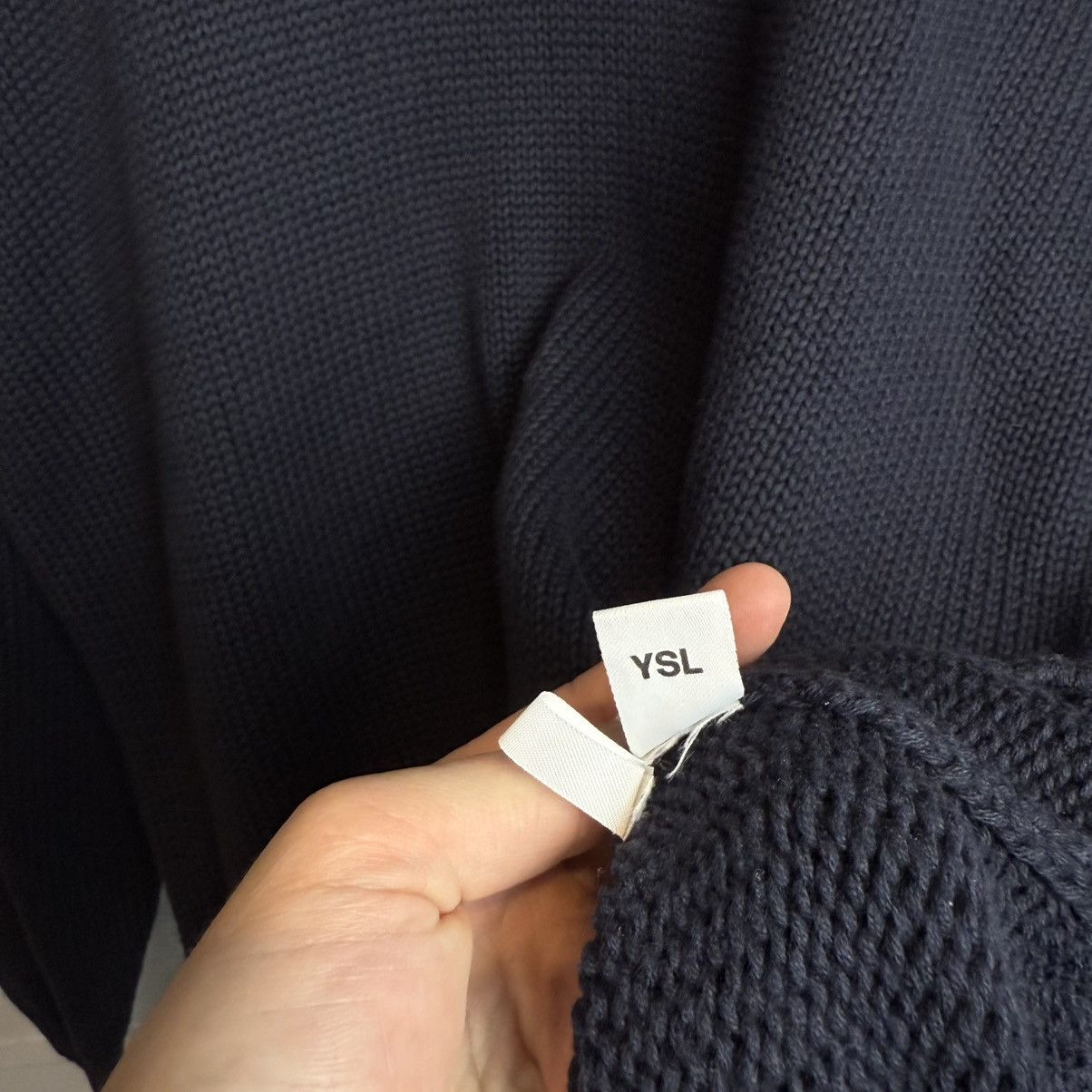Saint Laurent Paris Vintage Yves Saint Lauren Jeans Sweater Y2K Size US L / EU 52-54 / 3 - 5 Thumbnail