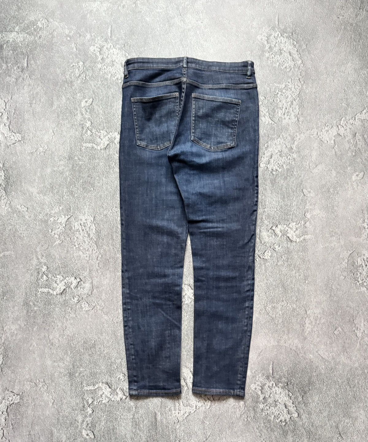 Cos × Designer COS 38 denim pant trouser Jean chino Wmns dark blue Size 26" / US 2 / IT 38 - 4 Thumbnail