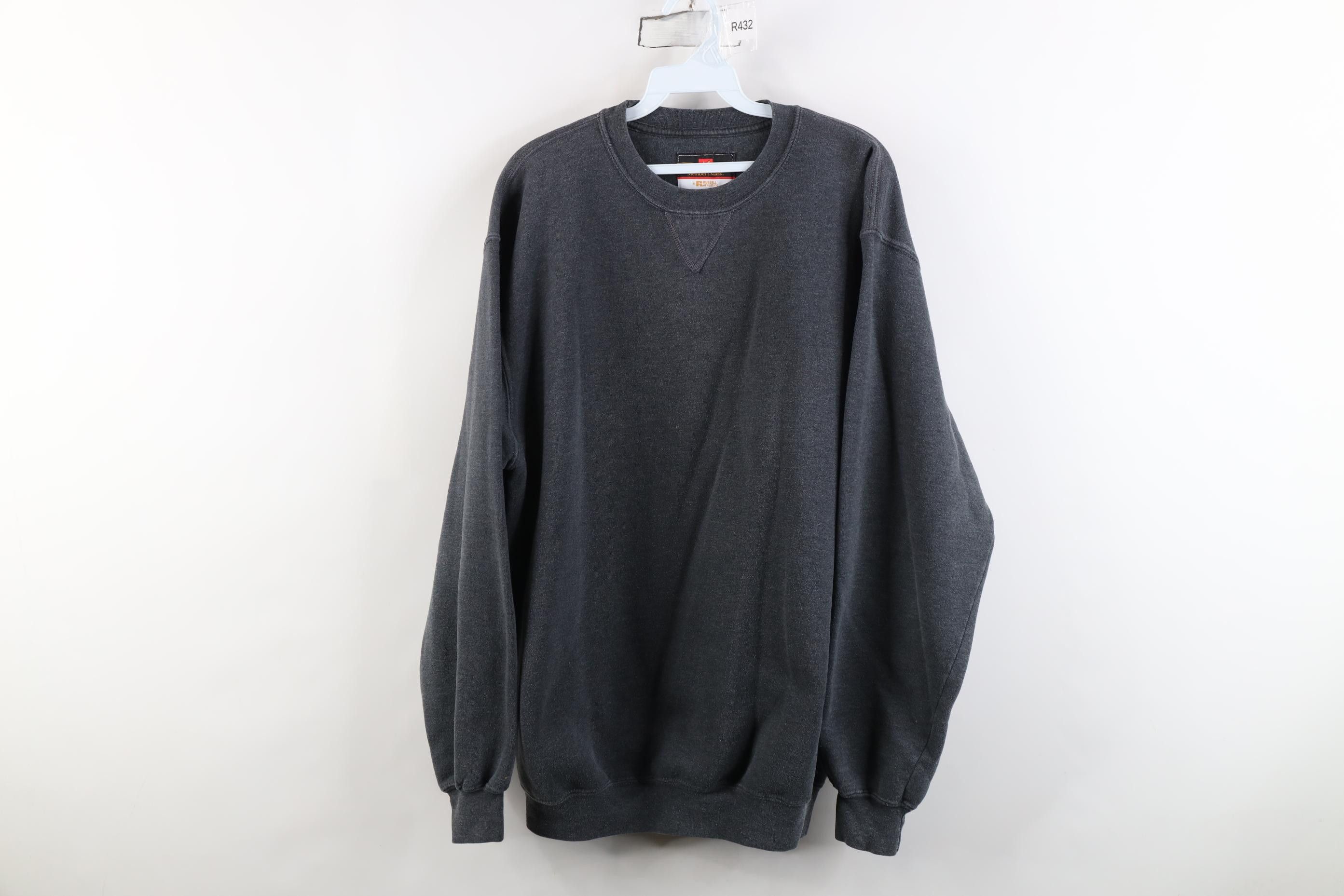 Russell Athletic Vintage 90s Y2K Russell Athletic Blank Crewneck Sweatshirt Size US L / EU 52-54 / 3 - 1 Thumbnail