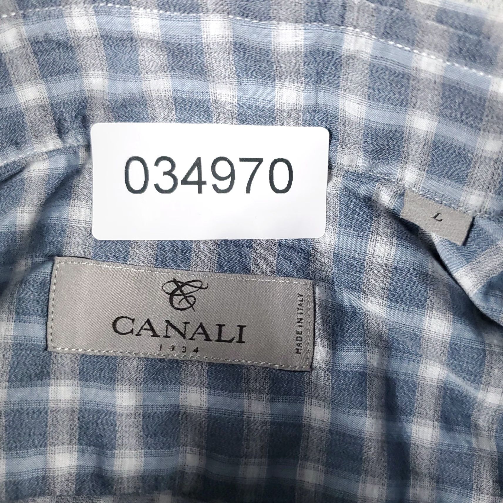 Canali VINTAGE Canali Shirt Mens Size 2XL Blue Red Plaid Button-Up Long Sleeve Adult Large Blue Canali Button-Down Mens Shirt (Plain) Size US L / EU 52-54 / 3 - 7 Thumbnail