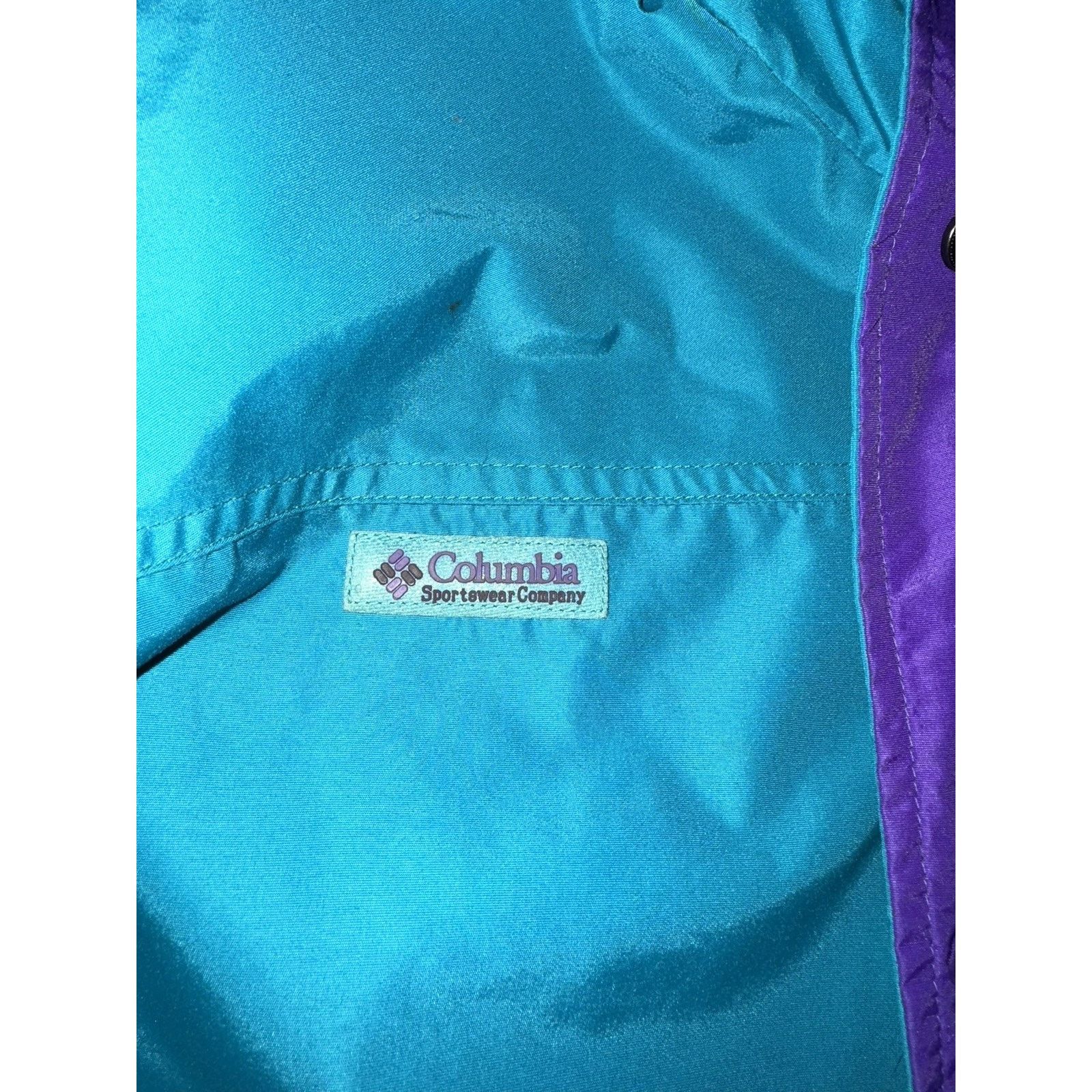 Columbia Columbia Reversible Bugaboo Jacket Women Large Purple Teal Size L / US 10 / IT 46 - 1 Thumbnail