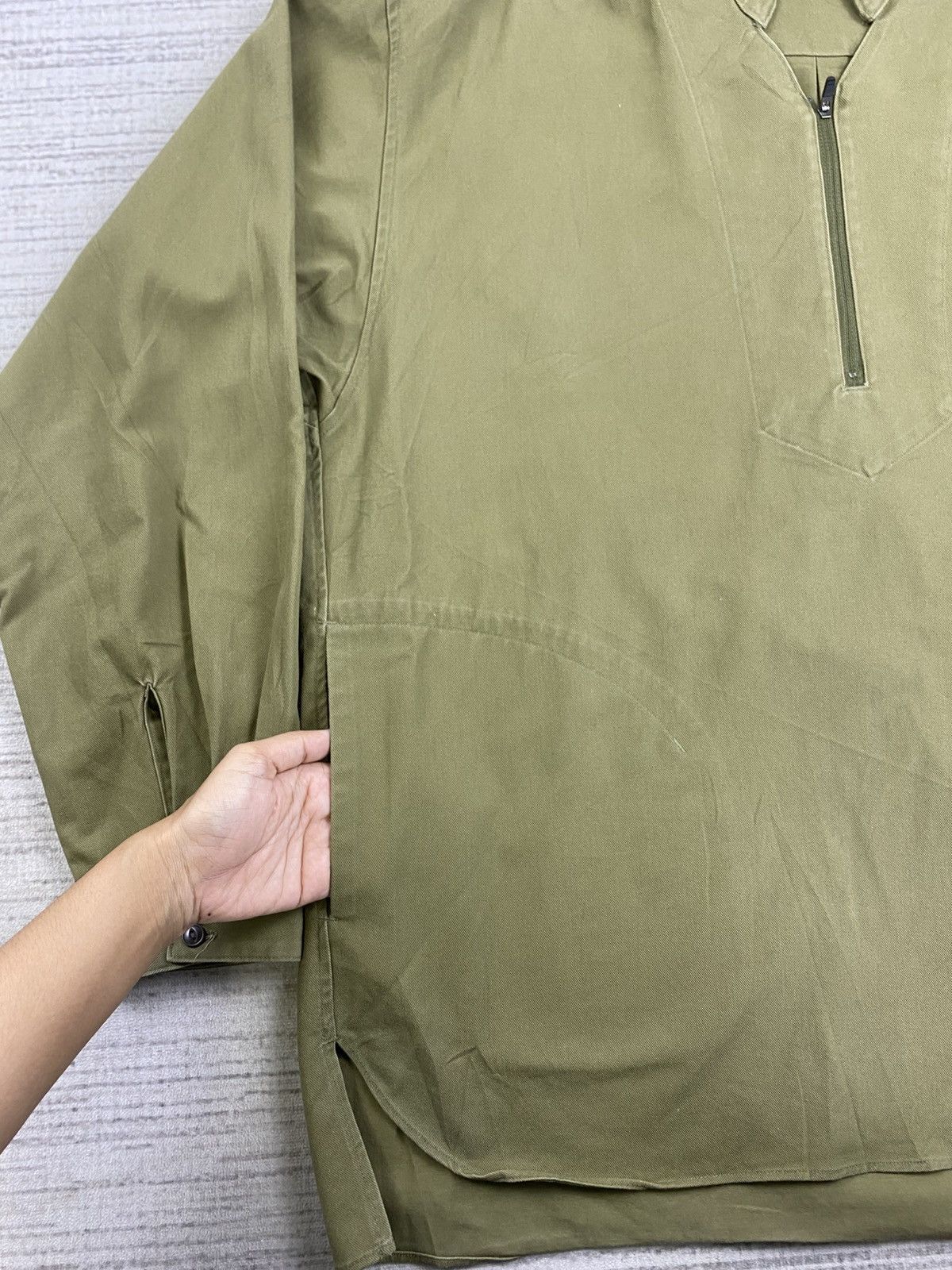 Manual Alphabet 🔥 Manual Alpabet Japan Fashion Style Twill Pull Over Jacket Size US L / EU 52-54 / 3 - 6 Thumbnail