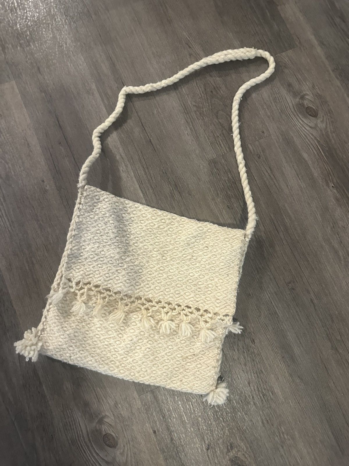 Other Beige knitted crossbody bag for women pre-owned Size ONE SIZE - 3 Thumbnail